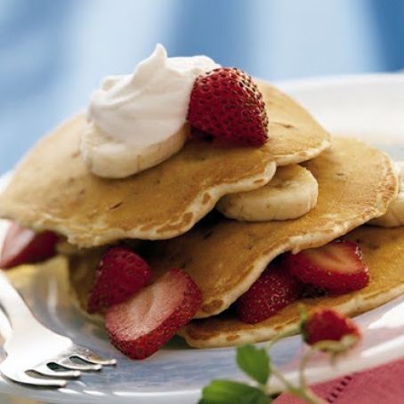 Chocolate Chip-Banana Pancakes