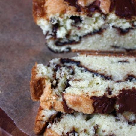 Nutella Swirl Pound Cake