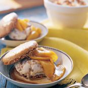 Walnut Dacquoises w/Honey-Walnut Ice Cream-Passover