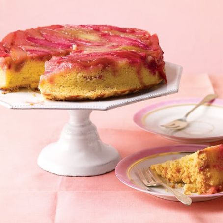 Rhubarb Upside Down Cake