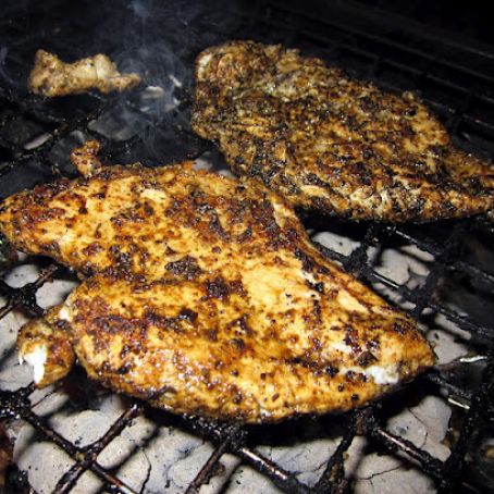 Cajun Grilled Chicken for 2