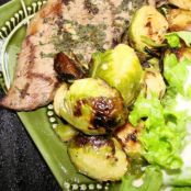 Grilled Savory Brussels Sprouts