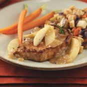 Apple Pork Chops for Two
