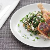 Pan-Seared Chickenwith Dried Cherry & Pistachio Quinoa