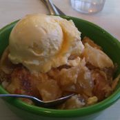 Apple Cobbler A La Mode