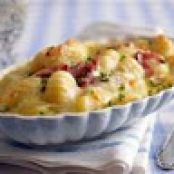 Gnocchi mit Lauch und Schinken