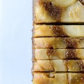 Caramelized Upside Down Pear Bread