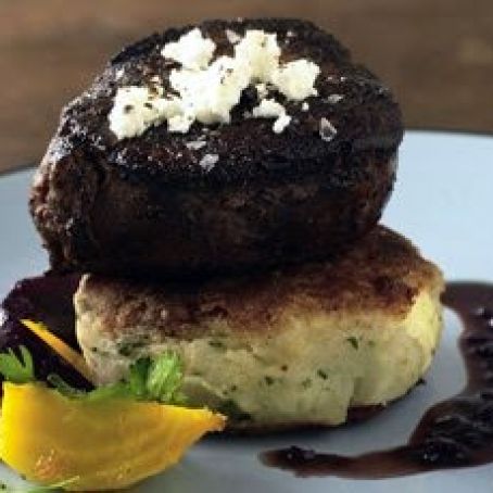 Potato Cakes and Steak