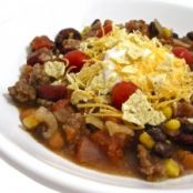 Skinny Crock Pot Taco Stew (or stove top)
