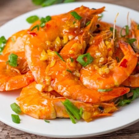Garlic Shrimp with Chili Sauce