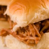Pulled Turkey Cranberry BBQ Sliders