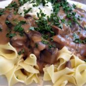 Portobello Mushroom Stroganoff