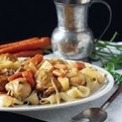 CHICKEN STEW w/CIDER & PARSNIPS