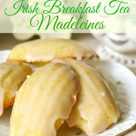 Glazed Irish Breakfast Tea Madeleines