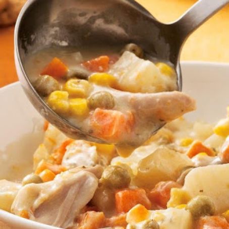 Slow-Cooker Chicken Alfredo Stew