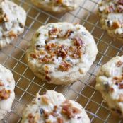 Bacon Chocolate Chip Cookies with Maple Glaze