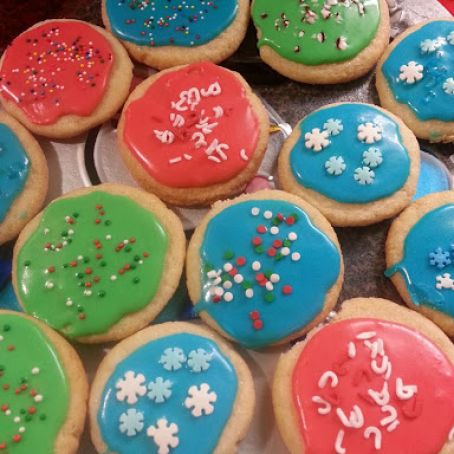 Soft No-Roll Sugar Cookies