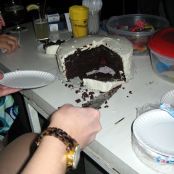 Chocolate Cake with Raspberry Filling