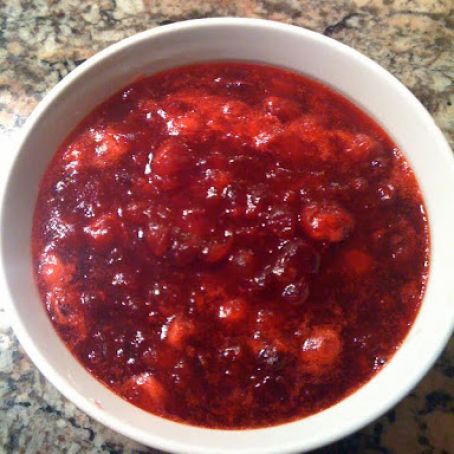 Cranberry sauce
