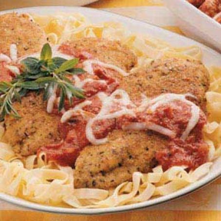 Spaghetti Chicken Parmesan