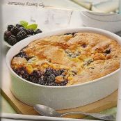 Blackberry Cobbler with buttery-orange cookie crust