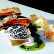 Warm Creamed Morel Terrine with Migas