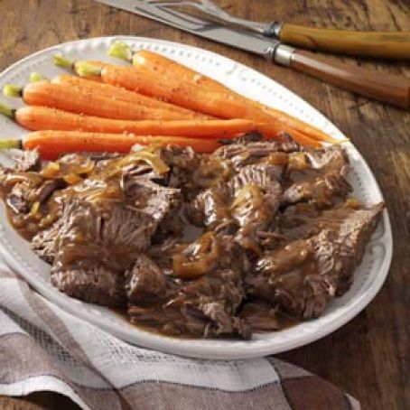 Slow-Cooked Coffee Pot Roast Recipe