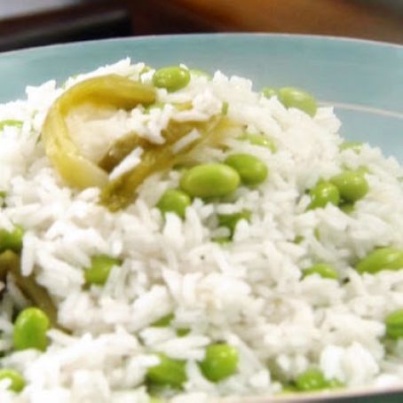 Ginger Edamame Rice
