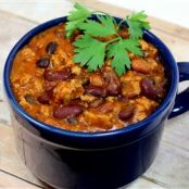 Laura's Quick Slow Cooker Turkey Chili