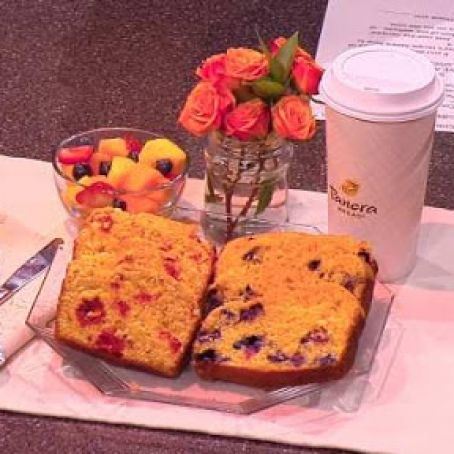Raspberry Orange Cornbread