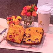 Raspberry Orange Cornbread