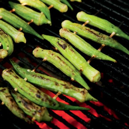 Grilled Okra