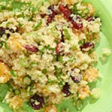 Quinoa Salad with Dried Cranberries and Apricots