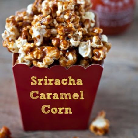 sriracha caramel corn