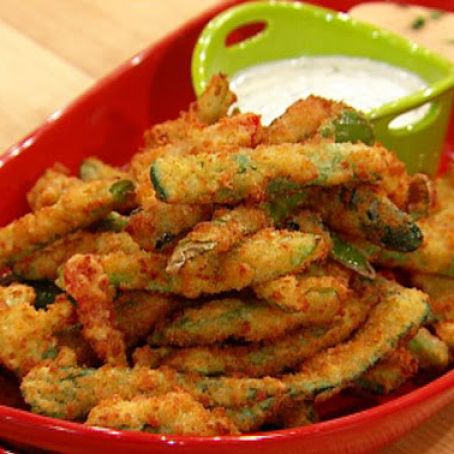 Crispy Chile Pepper Oven Fries with Ranch Dipper
