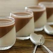 Chocolate and Vanilla Panacotta