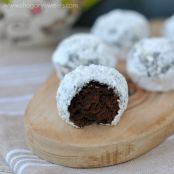 Chocolate Powdered Sugar Donut Holes