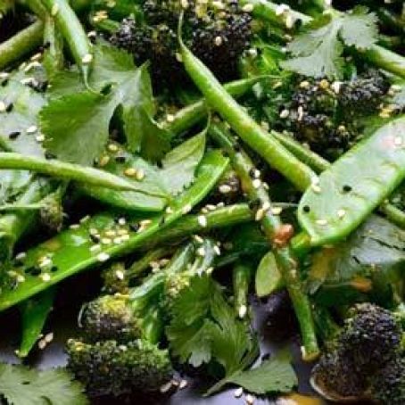 Sprouting broccoli and sweet sesame