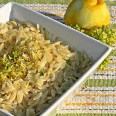Orzo with Thyme and Lemon Zest