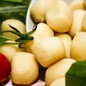 Potato Gnocchi with Roasted Tomatoes, Fennel, and Chevre