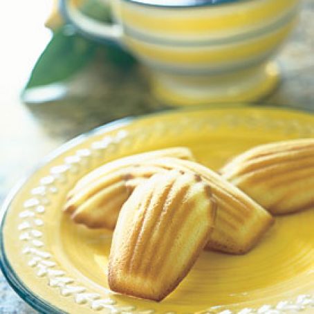 Earl Grey Tea Madeleines with Honey