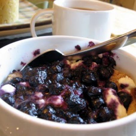 Baked Blueberry French Toast for 2