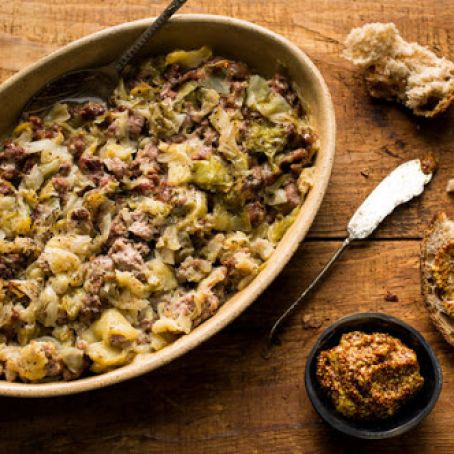 Sausage and Cabbage Casserole