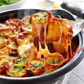LASAGNE****Baked Spinach and Ricotta Rotolo