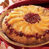 Apple Cranberry Upside-Down Cake