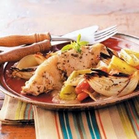 Roasted Turkey Breast Tenderloins & Vegetables Recipe