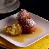 Ricotta Fritters with Maple Syrup