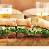 Broccoli Rabe & Provolone Grinders