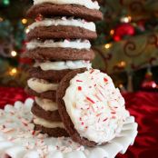 Brownie Peppermint Cookies