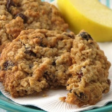 Soft-Baked Oatmeal Raisin Cookies